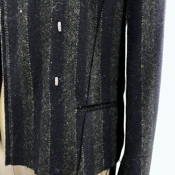 Isabel Marant Étoile Womens Striped Wool Jacket - Size 38 - Picture 7 of 12